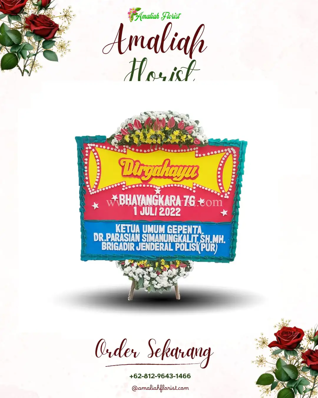 Papan Bunga HUT Ulang Tahun Tambakrejo